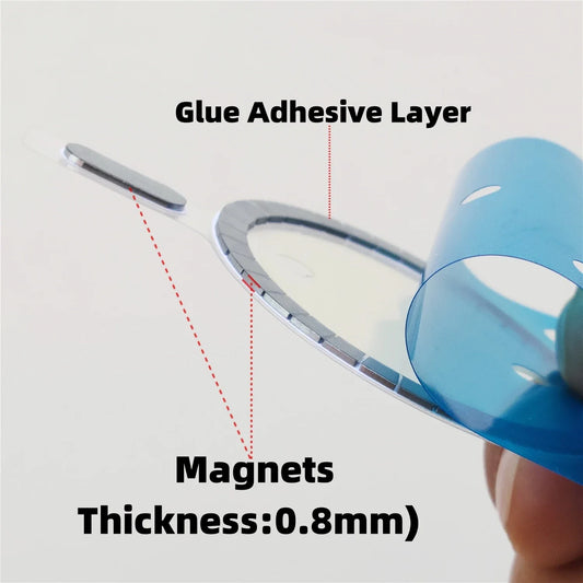 1/2/3 Genuine Magnet For Magsafe Wireless Charger For iphone/Samsung/XioaMi/HuaWei Universal Mobile Phone Case Magnetic Ring